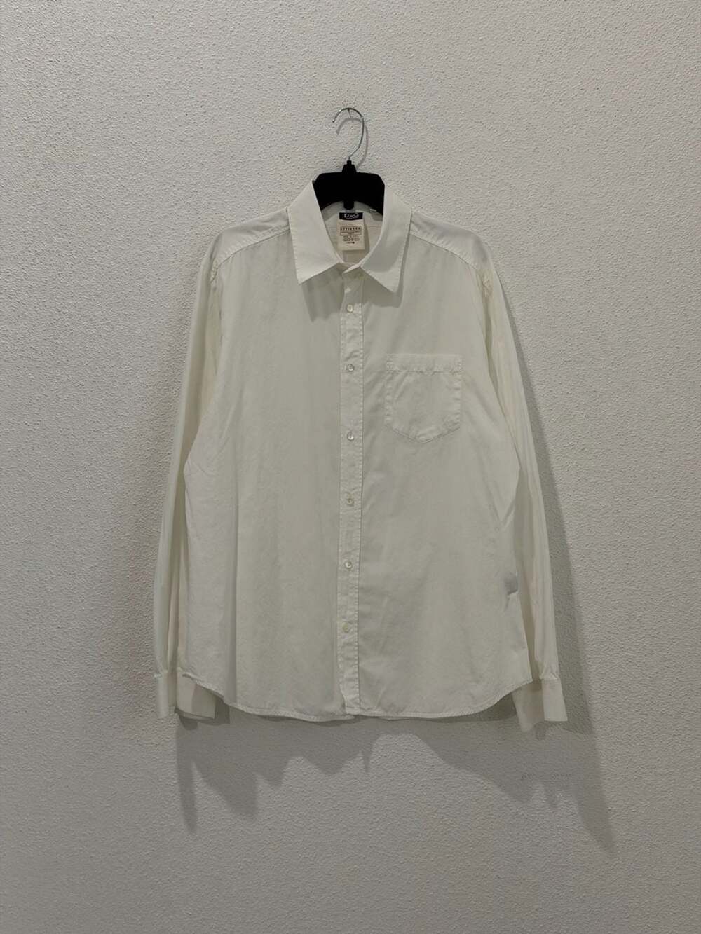 D&G Dolce & Gabbana Men's Classic White Long Sleeve Button-Up Shirt XL